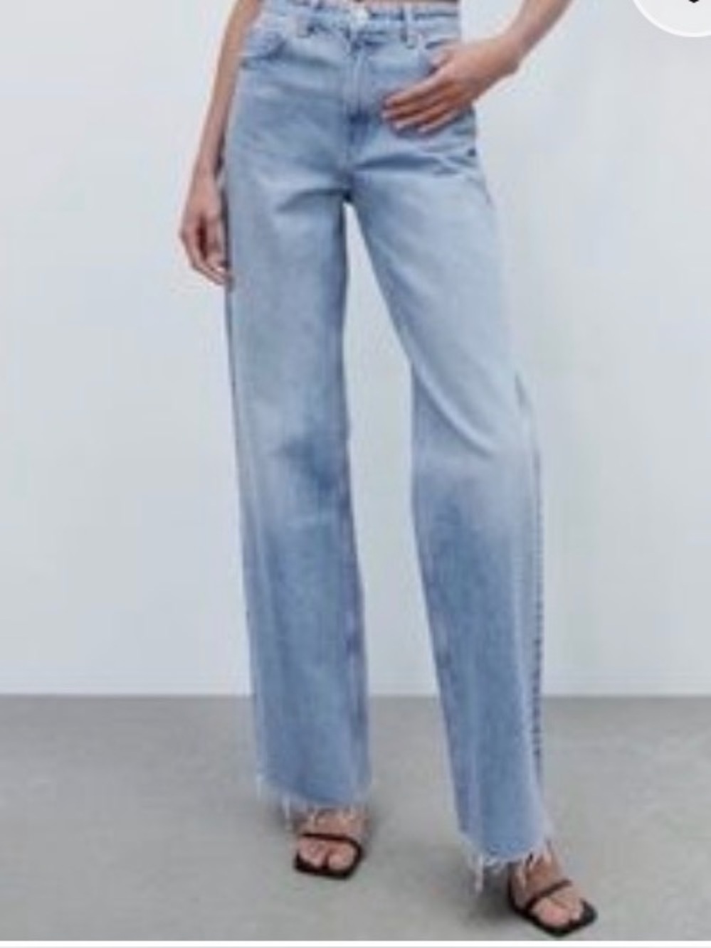Zara Wide Leg Jeans Sz 2
